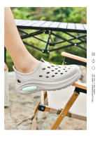 Sandalias Gruesas de Suela con Agujero para Hombres y Mujeres Moda de Playa, Deportes de Ocio, Temperamento Versátil, Pisando Caca - details 18