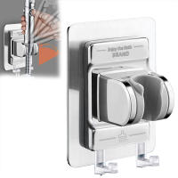 Soporte de ducha ajustable, soporte de ducha de mano Universal, autoadhesivo, soporte de mano, estante de soporte montado en la pared, accesorios de baño - details 0