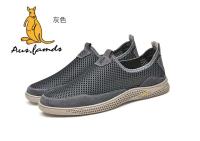Sandalias antideslizantes deportivas informales de cuero con logo de canguro para hombre, zapatos ligeros de tela suave y transpirable para caminar en verano - details 10
