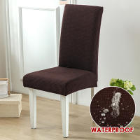 Cubierta de Silla Impermeable Coolazy para Sala de Comedor con Material de Spandex y Poliéster Removible y Elástica Estilo Jacquard con Cierre de Cordón - details 12