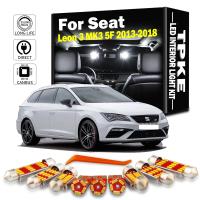 TPKE 14 Uds accesorios LED Kit de luz de pie de lectura Interior para Seat Leon 3 MK3 5F 2013 2014 2015 2016 2017 2018 bombilla de visera solar - details 0