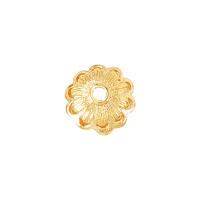Tapas de cuentas de copos de nieve de latón de Color dorado de 18K, accesorios de alta calidad para manualidades, materiales para hacer joyas, sitio web oficial de Rosediy - details 3