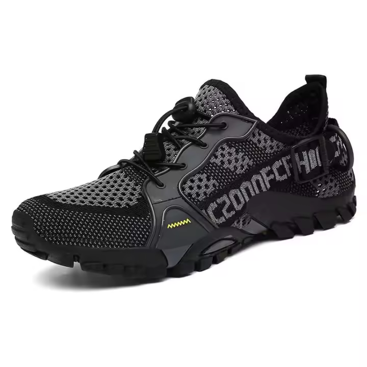 Deportes al aire libre para adultos de gran tamaño para hombres y mujeres, zapatos de senderismo transpirables multifuncionales, zapatos para vadear en el agua - 1