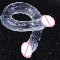 Consolador Vaginal de doble punta para mujer, juego Anal, Flexible, realista, doble cabeza, parejas lesbianas - details 2