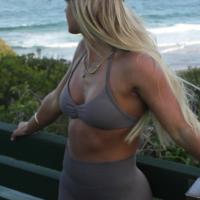 Sujetador de tiras sin logotipo para mujer, Sujetador deportivo con espalda descubierta y cuello Halter, Top corto de gimnasia sin costuras, soporte ligero para entrenamiento, Top de Yoga - details 2