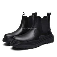 Nuevo vestido de cuero de moda Chelsea para hombres, productos más vendidos de Oxford, calzado deportivo para exteriores, botas cortas, barato - details 4