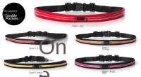 2 bolsillos deportivos flexibles al aire libre impermeables para hombres y mujeres, fitness, carrera, ciclismo, bolsas telefónicas, cinturones - details 10