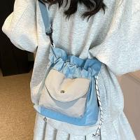 Bolso de hombro ligero y sencillo con bolsillo, bandolera Oxford para viaje, Mini bolso de gran capacidad con cordón, Unisex - details 0