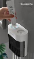 Soporte magnético para cepillo de dientes, dispensador automático de pasta de dientes montado en la pared, accesorios de baño - details 6