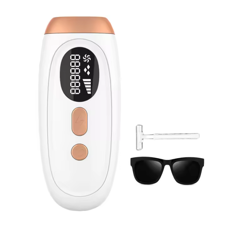 Depiladora IPL para hombres y mujeres, recortadora de Bikini, removedor de vello láser portátil permanente, indolora, utilizada en el hogar y los viajes, 999900 Flashes - 1