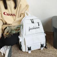 Mochila nvas grande para hombres y mujeres, cuello sual de color sólido, bolso de hombro escolar Vie, versión coreana - details 13