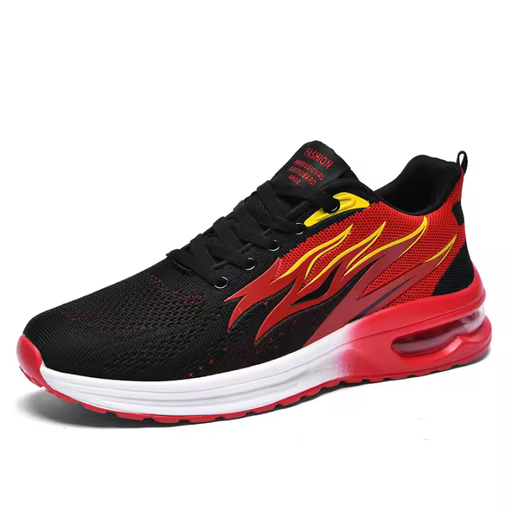 Zapatillas de correr para hombre, zapatos informales transpirables a la moda, con amortiguación de aire, suaves y cómodas, para deportes al aire libre - 1
