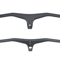 Manillar y vástago de bicicleta de fibra completa 3K mate brillante para bicicleta de montaña, barra de carbono integrada para bicicleta de montaña, ángulo de 17 grados - details 8