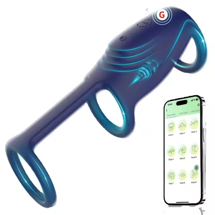 Leten Vibrador hombre Placer Anillo Manga Vibrador Parejas Adultos Juguetes Sexuales para Hombres Mujeres Vibradores Masculinos - 1