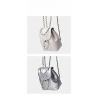 Mochila coreana para mujer Versión pequeña de bolsa de piel de cera de aceite - details 7