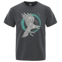 Camiseta de manga corta para hombre con estampado Viking Legend Ragnar, ropa informal, marca, estilo hip-hop, verano 2022 - details 14