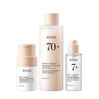 ANUA Rice Trio Set: polvo limpiador de arroz, tónico lechoso y suero hidratante, fabricante de mascarillas faciales de malvavisco, para piel de vidrio, sin fragancia, cuidado de la piel coreano - details 0