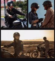 Cascos moto hombre Retro mujer aire libre seguro coche electrico - details 7