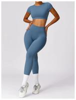 Traje de Yoga de Espalda Descubierta Deportivo para Mujeres Ropa de Fitness de Secado Rápido - details 4