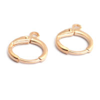 Aretes de Cuerda de Metal Dorado de 18K Diseño Redondo Rectangular de Alta Calidad - details 109