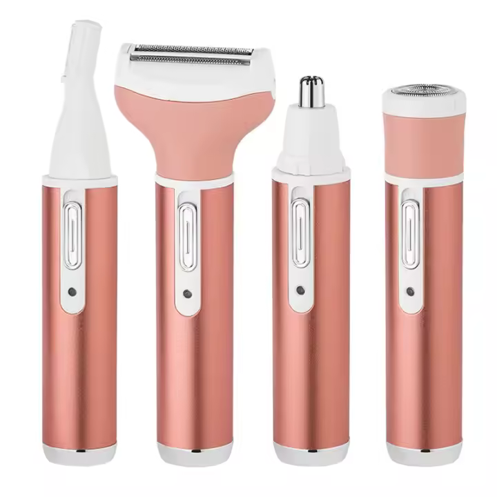 Depiladora corporal 4 en 1 para mujeres, maquinilla de afeitar eléctrica para vello de axila, Bikini, piernas, vello púbico - 1