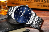 Moda casual a prueba de agua reloj de cuarzo luminosos relojes para hombres - details 8