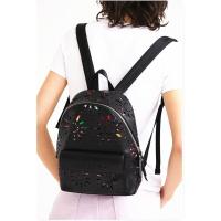 Desigual Bolso de hombro de la flor del hueco hacia fuera de la manera de las mujeres, mochila ocasional de las muchachas de la capacidad grande, prenda impermeable, moda, modelos de la marea - details 0