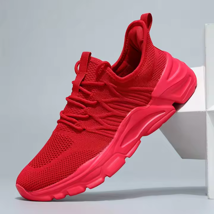 Zapatillas deportivas con cordones para hombre - Zapatos deportivos - Zapatos para caminar ligeros y transpirables - 1