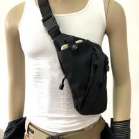 Funda táctica para pistola de almacenamiento, bolsa de nailon oculta para pistola, antirrobo, de camuflaje para caza, para hombro derecho - details 24
