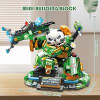 Juego de bloques de construcción de animales de Panda, Mini ladrillos, juegos de construcción para adultos, grandes regalos para niños y niñas - details 3