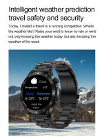 2025 Nuevo ET381 Smartwatch Asistente de voz ECG Electrocardiograma Detección de glucosa en sangre no invasiva Pantalla AMOLED Compatible con Android IOS Smartwatch - details 21