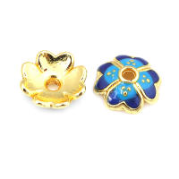 Tapetes de Flores de Brasso Dorado 18K 30PCS Accesorios de Joyería DIY de Alta Calidad - details 66