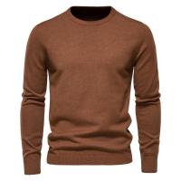 Suéter grueso de cuello redondo para hombre, jersey de punto cansado, tops de otoño e invierno - details 6