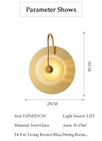 LEFAN-Lámpara de pared moderna para dormitorio, luz de fondo de lujo para sala de estar, ambiente creativo de Hotel, Simple - details 9