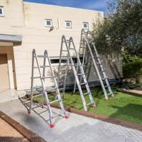 Escaleras Plegables de Aluminio Extensibles en 4x4 8+8 Escalones 4 Metros de Desplegamiento - details 3