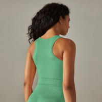 Hamidou-Sujetador deportivo Push Up para mujer, sostén de Fitness a prueba de golpes, para Yoga, correr, chaleco Sexy - details 25