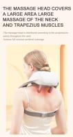 Masajeador inalámbrico para cuello, hombros y espalda, Motor sin escobillas 6D, almohada de masaje para amasar tejido profundo, chal, los mejores regalos para mujeres y hombres - details 5