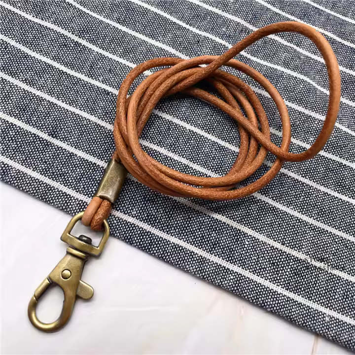 Cordón de Cuero Genuino para Móvil Correa de Cuello para Bolsa de Teléfono, Llavero, Tarjeta de Identificación, Tarjeta de Trabajo Accesorios de Electrónica, Encantos de Teléfono - 1