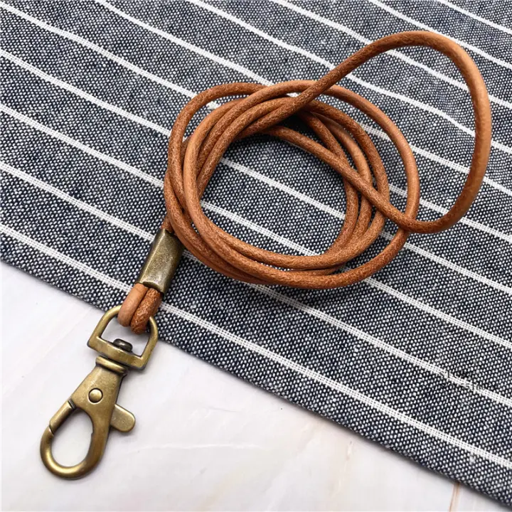Cordón de Cuero Genuino para Móvil Correa de Cuello para Bolsa de Teléfono, Llavero, Tarjeta de Identificación, Tarjeta de Trabajo Accesorios de Electrónica, Encantos de Teléfono - 1