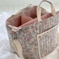 Ral Printing Mummy-pañales grandes de algodón para cochecito, bolsa de almacenamiento multifuncional ligera para madre - details 2