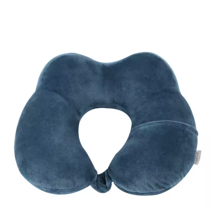 Almohada de Viaje Inflable, Almohada de avión para el Cuello, Almohadas portátiles de Apoyo para la Cabeza y el Cuello en Vuelo, Cojín de reposacabezas en Forma de U - 1