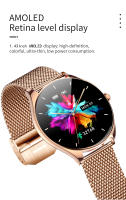 Ultra-thin women smart watch NFC call Blood Pressure Heart Rate Fitness Tracker 1.43-inch AMOLED screen Smartwatch ladies gifts - details 2