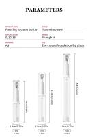 Botella de Bomba sin Aire para Crema de Ojos Contenedor de Cosméticos Recargable con Punta de Metal - details 7
