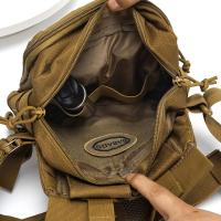 Riñonera de gran capacidad para exteriores, bolso de pecho multifuncional impermeable para escalada, bolsillo de malla, bolsa colgante de cintura de viaje duradera - details 8