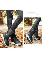 Botas de Nieve cálidas para mujer, zapatos deportivos de fondo grueso, de terciopelo, resistentes al desgaste, Invierno - details 9