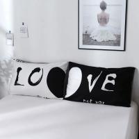 Juego de Cubierta de Edredón y Funda de Almohada con Diseño a Cuadros Suave y Estampado Ideal para Decoración de Dormitorio Sencillo y Doble Tamaño - details 7