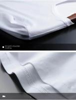 Camiseta de manga corta de verano para hombre, Top con capa Base, Top adelgazante a la moda con estampado de cuello redondo, productos de vendedor ambulante - details 5