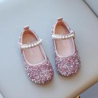 Zapatos de cuero con diamantes de imitación brillantes para niñas, zapatos de cristal para niñas, zapatos planos de vestir para niñas, fiesta de boda, perlas, abalorios ostentosos - details 20