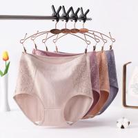 Bragas de cintura alta para mujer, ropa interior de algodón sin costuras, Sexy, Triangular, 3 piezas - details 6