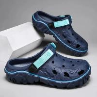 Zapatillas de Verano de Talla Grande para Hombre Zapatos Informales a la Moda para Jardín al Aire Libre Zapatos de Agua Cómodos para el Hogar - details 5